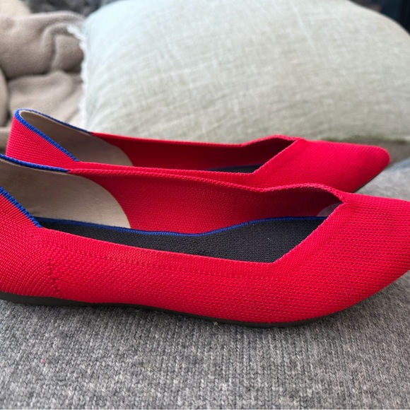 Rothy's Red Pointed Flats - Picture 4 of 15